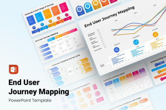 End User Journey Mapping PowerPoint Template